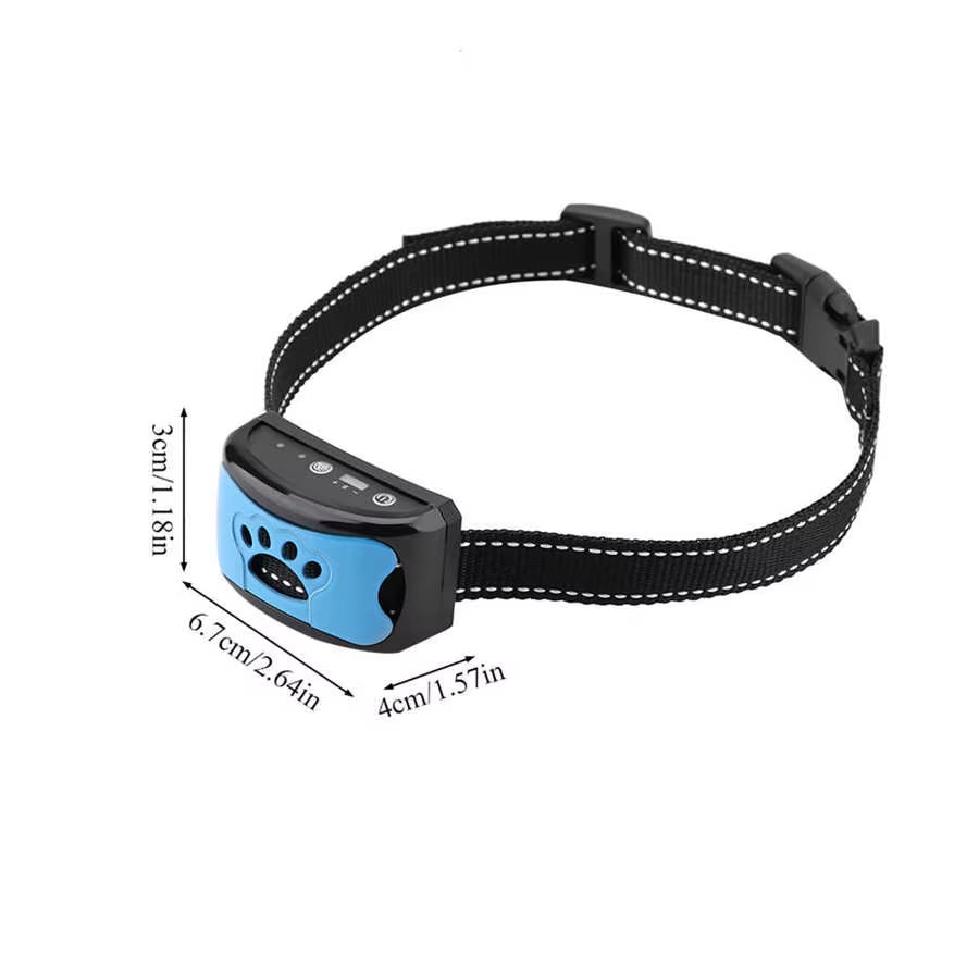 Rechargeable Waterproof Dog Anti-Barking Collar with 7 Sensitivity Levels for Effective Bark Control