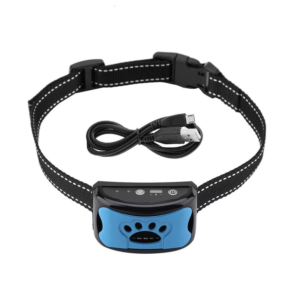 Rechargeable Waterproof Dog Anti-Barking Collar with 7 Sensitivity Levels for Effective Bark Control